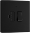 BG Nexus Flatplate Matt Black Switched & Fused w/ Indicator - FFB52-01