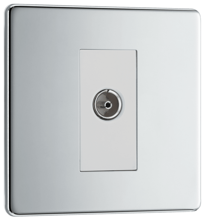 BG Nexus Flatplate Polished Chrome 1G isolated, Co-Axial - FPC62-01
