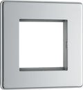 BG Nexus Flatplate Polished Chrome 2 module square - FPCEMS2-01