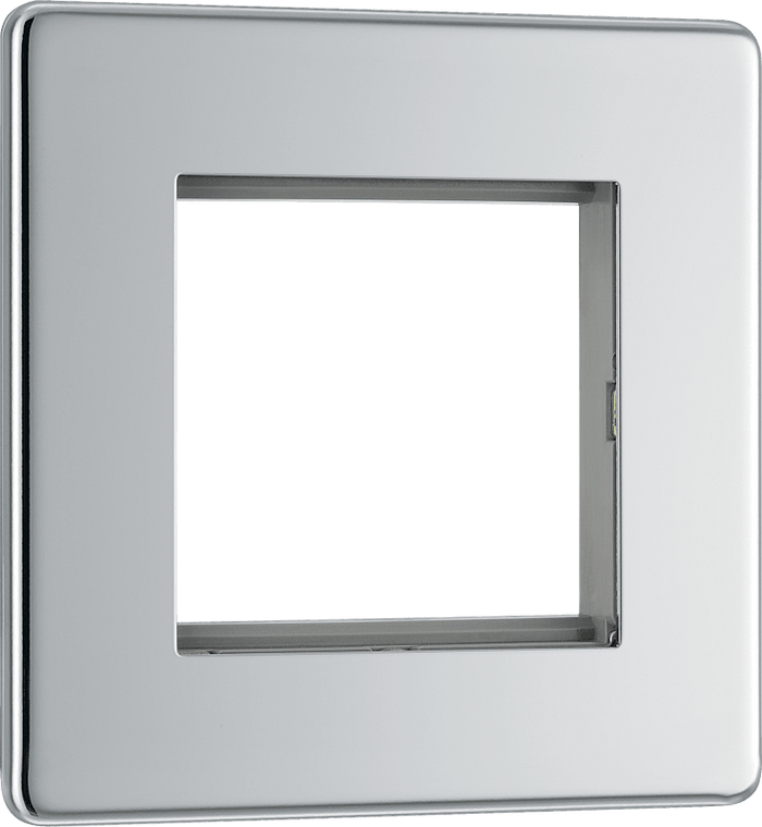 BG Nexus Flatplate Polished Chrome 2 module square - FPCEMS2-01