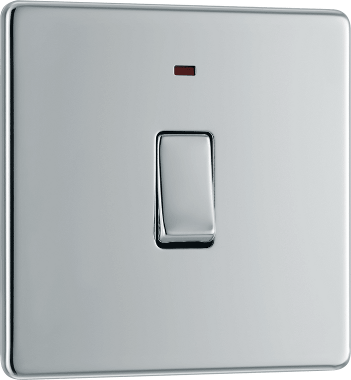 BG Nexus Flatplate Polished Chrome 20A DP w/ Indicator - FPC31-01