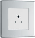 BG Nexus Flatplate Polished Chrome 2A Unswitched Round Pin - FPC28W-01