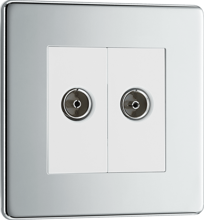 BG Nexus Flatplate Polished Chrome 2G isolated, Co-Axial - FPC63-01