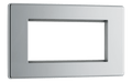 BG Nexus Flatplate Polished Chrome 4 module rectangular - FPCEMR4-01