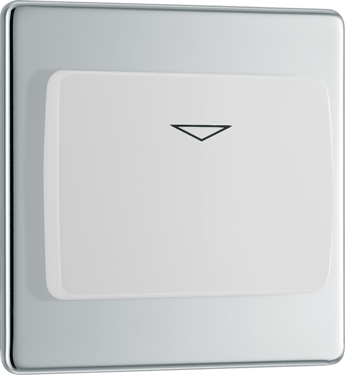 BG Nexus Flatplate Polished Chrome Hotel key card switch - FPCKYCSW-01