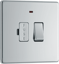 BG Nexus Flatplate Polished Chrome Switched & Fused w/ Indicator - FPC52-01