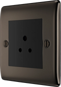 BG Nexus Metal Black Nickel Round Pin Socket