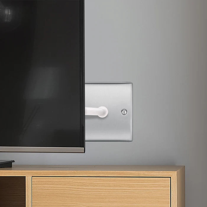 BG Nexus Metal Brushed Steel Co-Axial & Satellite Socket