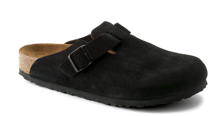 Birkenstock Boston Soft Footbed Clogs - Black