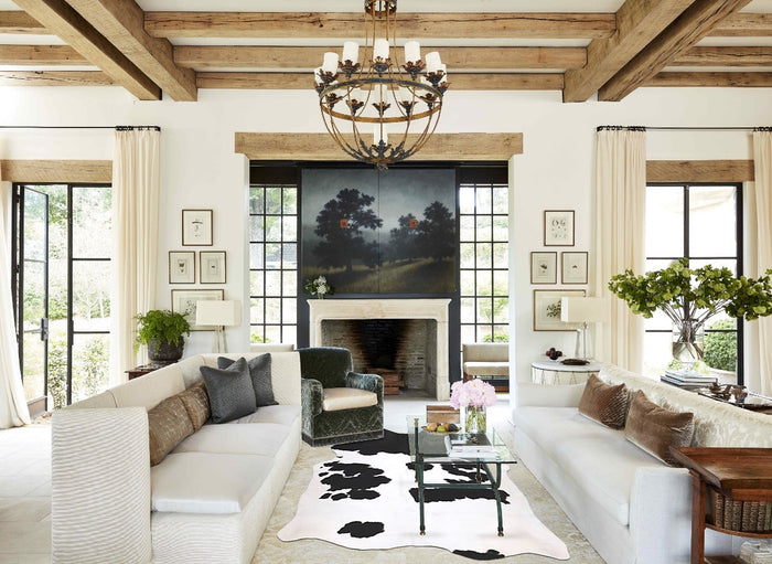 Black and White Cowhide Rug #B10545