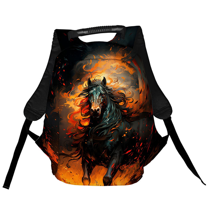 Black Horse Anti-Theft Laptop Backpack – Urban Travel Bag