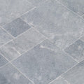 Blue Stone French Pattern Set Marble Tiles in Sand Blasted Brushed Soft Edge