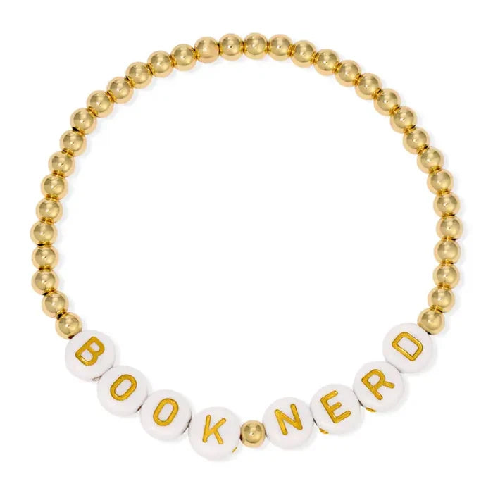 Book Nerd Beaded Bracelet