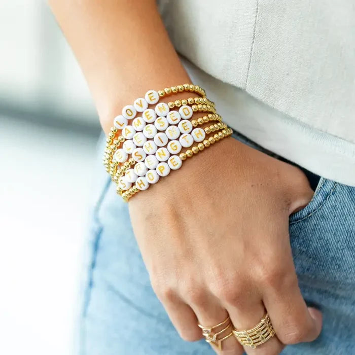 Book Nerd Beaded Bracelet