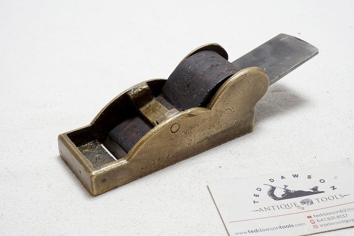 BRASS & ROSEWOOD CHARIOT BLOCK PLANE