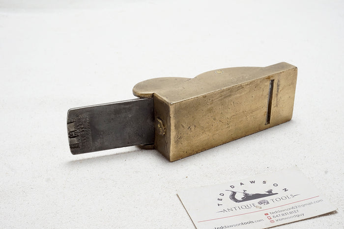 BRASS & ROSEWOOD CHARIOT BLOCK PLANE