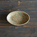 Brown Dots Small Oval Dish #LK895B