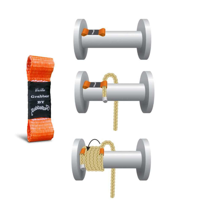 Bubba Rope grabber used for synthetic winch lines