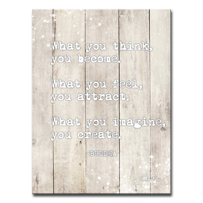 Buddha Quote' Inspirational Wall Art