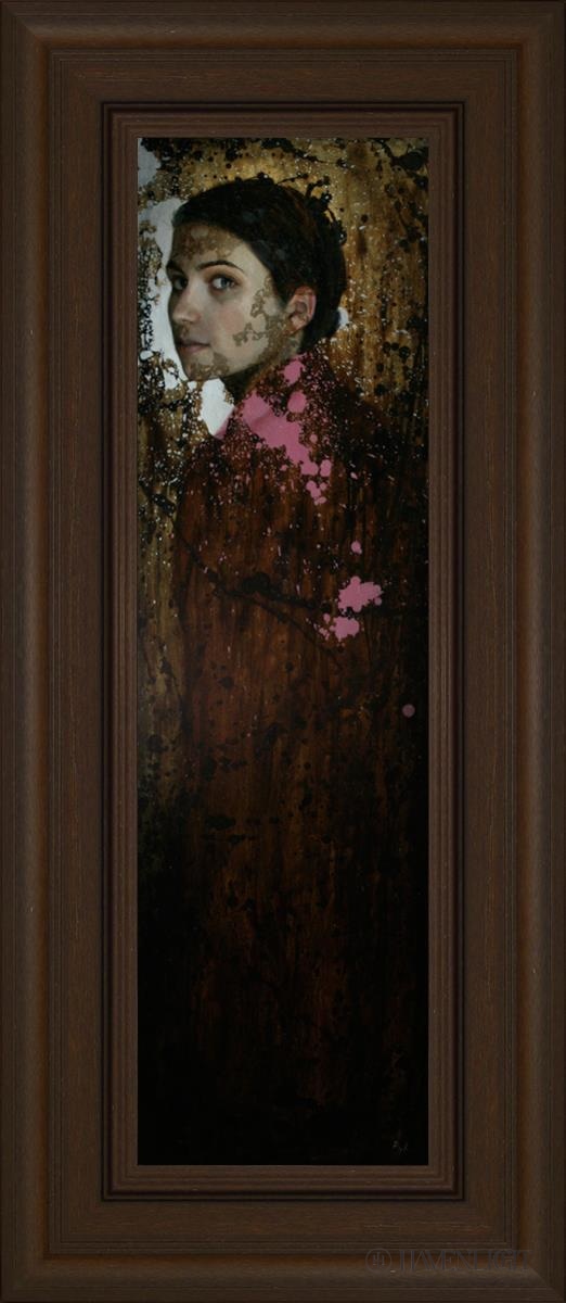 Burnt Umber Open Edition Print / 5 X 17 Frame C 21 1/4 9 Art