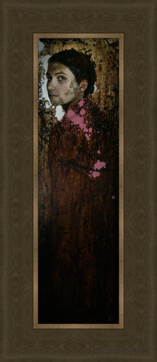 Burnt Umber Open Edition Print / 5 X 17 Frame G 21 1/4 9 Art