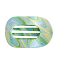By the Sea Shore | Large | Flat Round Hair Clip