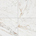 Calacatta Gem Polished 24x24 Marble Look Porcelain Tile