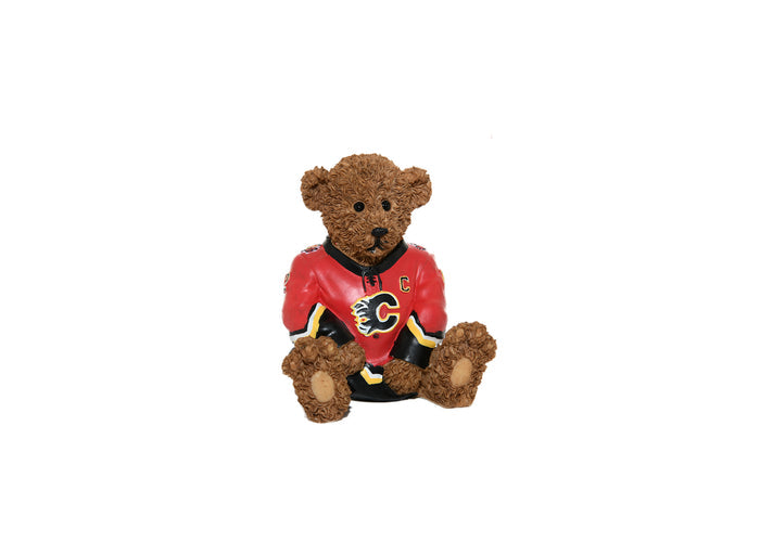 Calgary Flames Captain Iginla Series Teddy Bear Figurine