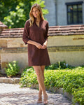 Callie Dress - Faux Suede