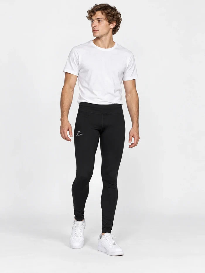 Calza Larga Kappa Termica Soccer Negro — vista principal