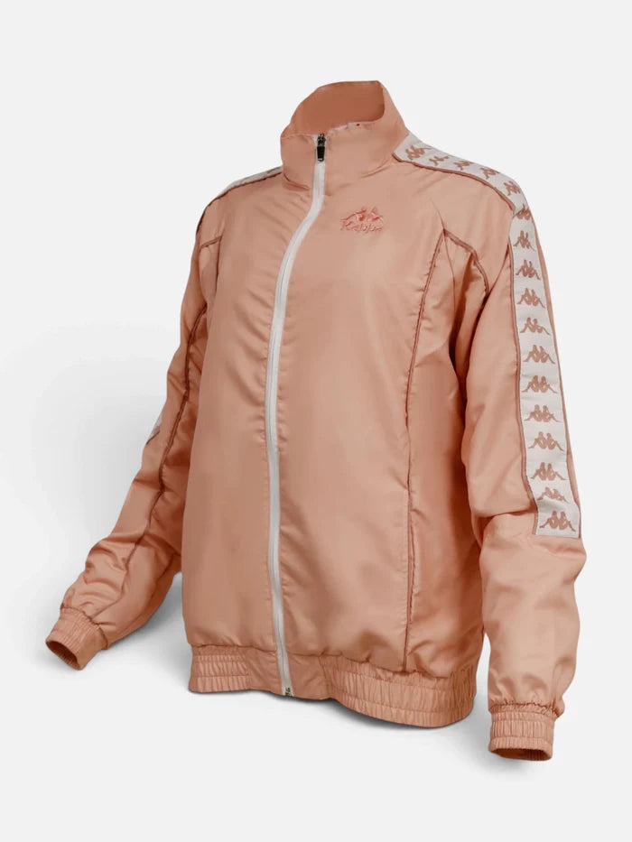 Campera Kappa 222 Banda Jacket Mujer Rosa