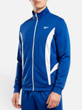 Campera Reebok Cierre Capsula Futbol - Azul