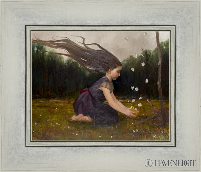 Catching Butterflies Open Edition Print / 10 X 8 Silver 14 1/4 12 Art