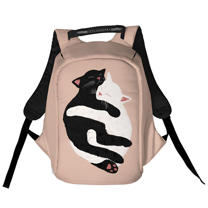 Cats Tenderness Anti-Theft Laptop Backpack – Urban Travel Bag