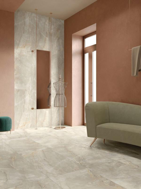 Charme Ivory 24x24 Matte Porcelain Floor Tile