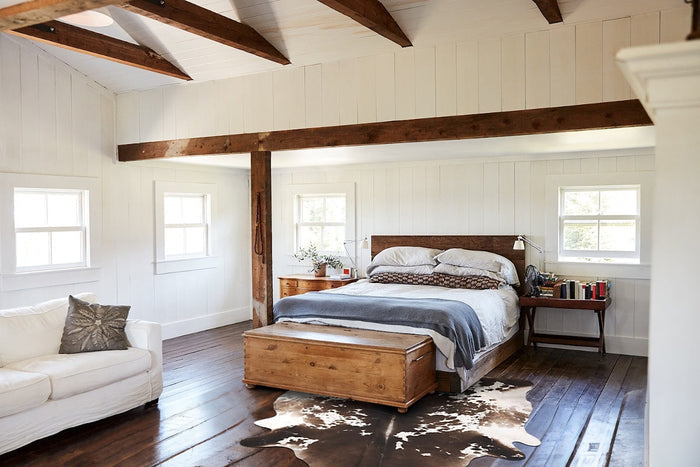 Chocolate and White Cowhide Rug #B10715