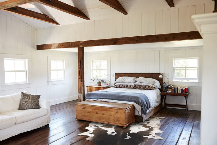 Chocolate and White Cowhide Rug #B10735