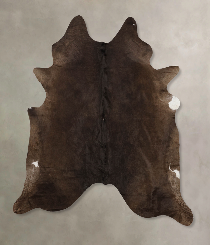 Chocolate Cowhide Rug #B10303