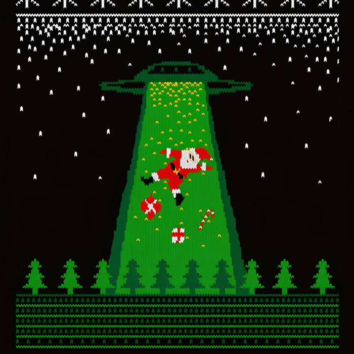 Christmas Adventure Santa Print Plush Fleece Throw Blanket