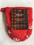 Christmas Candy Canes Mini Oven Mitt
