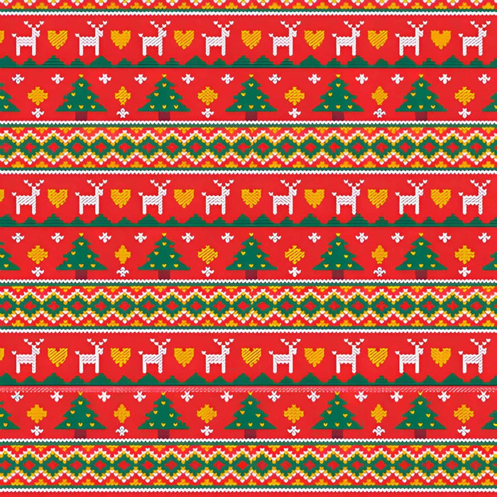 "Christmas Miracle" Reindeer Print Plush Fleece Throw Blanket