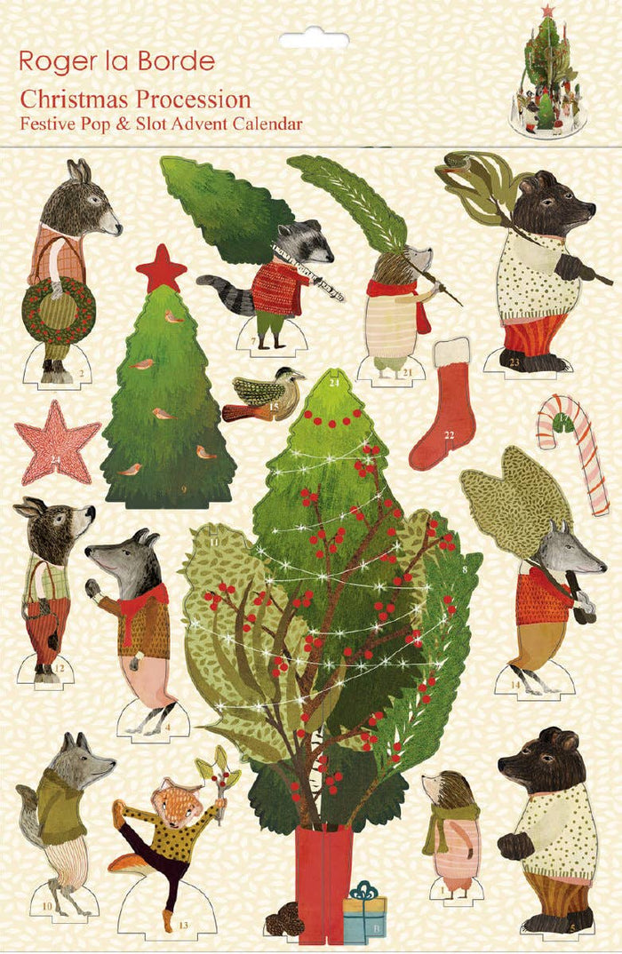 Christmas Procession Pop & Slot Advent Calendar