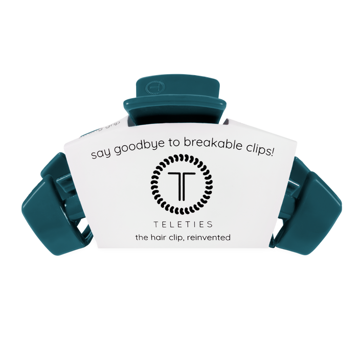 Classic Teal With It Large Claw Clip