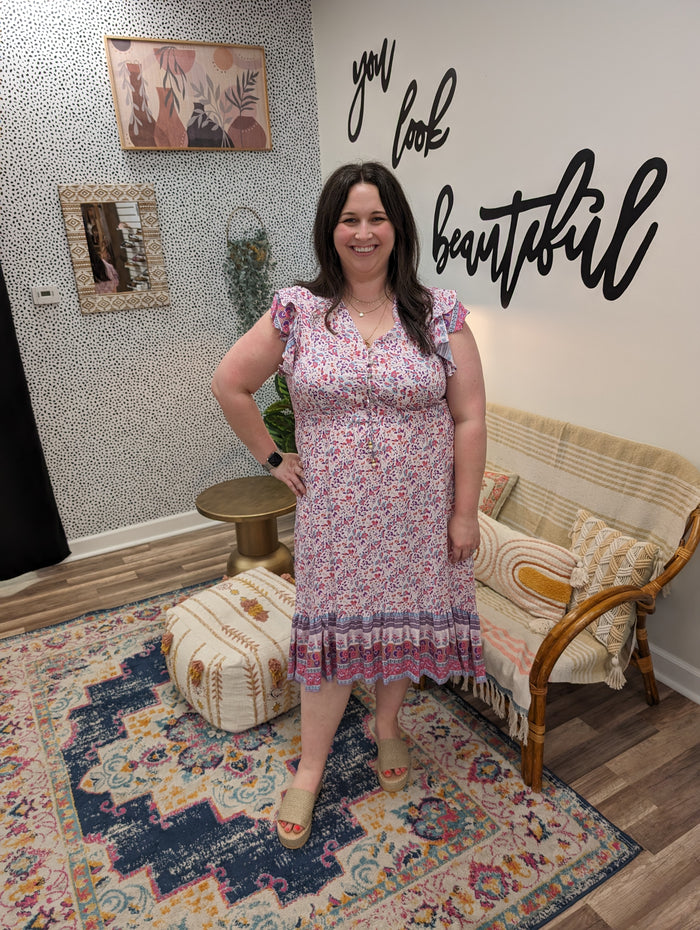 CoCo Carmen Floral Dress
