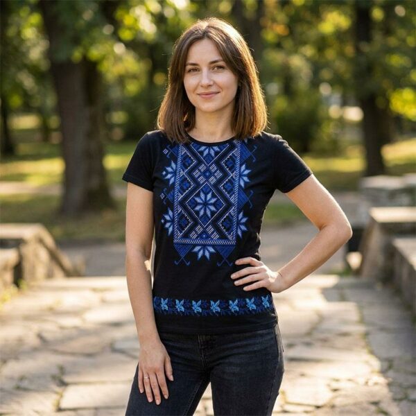 Colorful Field Women's Athletic Print T-Shirt