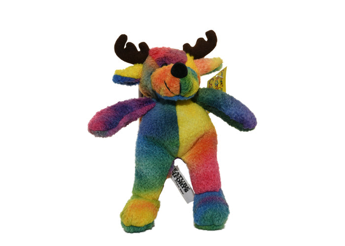 Creature Comforts Rainbow Moose Plush Doll