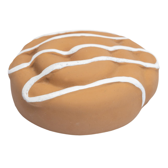 Danish Pastry Natural Rubber Teether, Rattle & Pretend Play