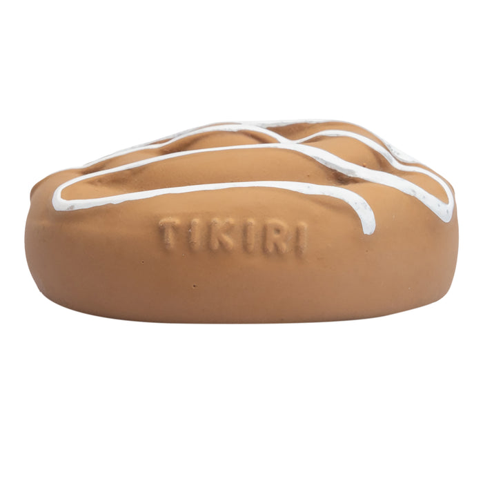 Danish Pastry Natural Rubber Teether, Rattle & Pretend Play