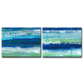 Deep & Deeper Ocean' 2 Piece Wrapped Canvas Wall Art Set