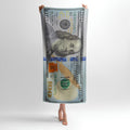 Dollar Rich Style Print - Soft Cotton Terry Bath & Beach Towel
